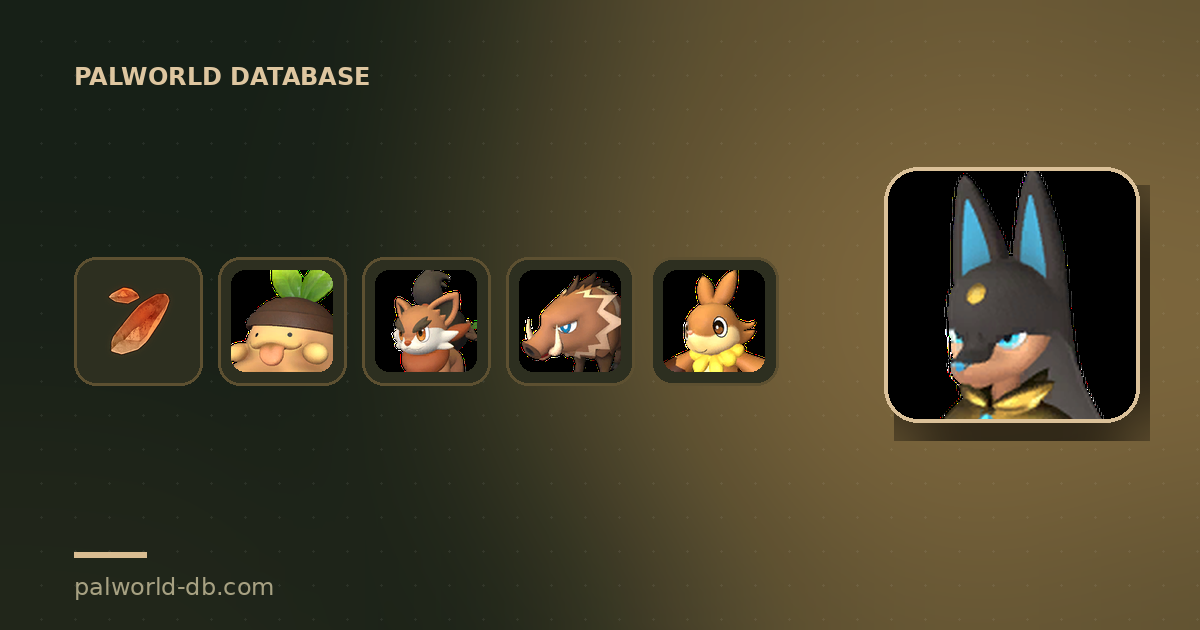 List of All 44 Ground Type Pals and Where to Find Them — Palworld Database